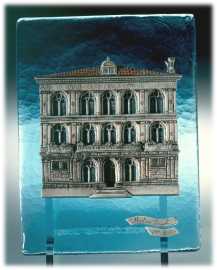 Palazzo C? Vendramin Calergi 'Casin? di Venezia' vetro-ceramica - Dimensioni: cm.15 h. cm.20